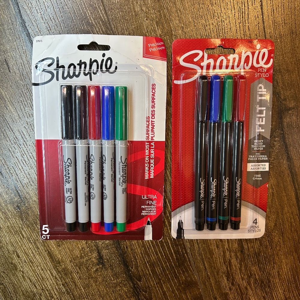 Art set Sharpie 5 marker + 4 pens stylos